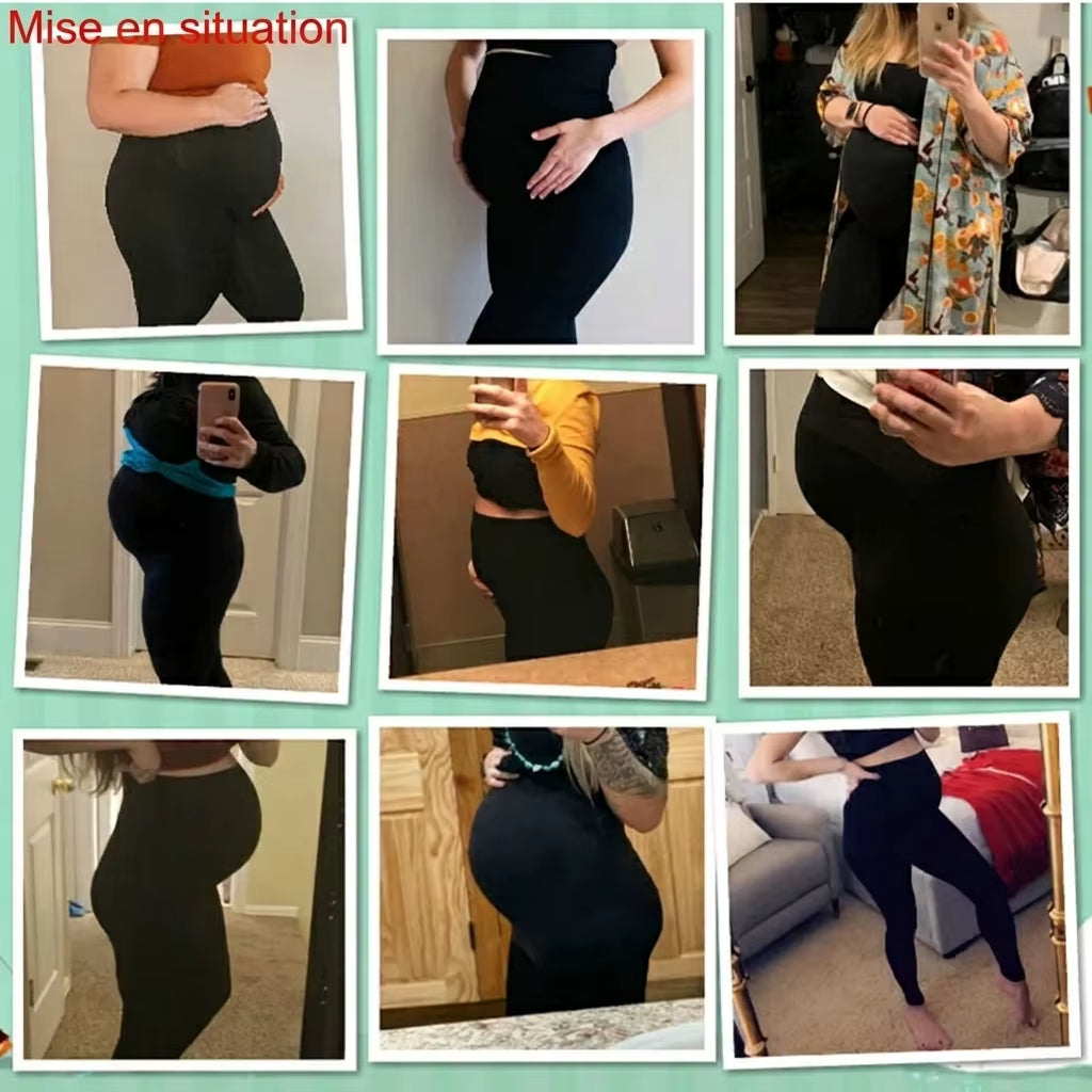 Legging Maternité & Post-Partum Taille Haute – Confort et Maintien