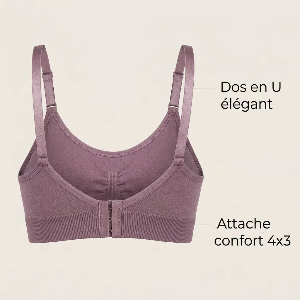 Soutien-Gorge d’Allaitement Mains Libres pour Tire-Lait – Sous-vêtement de Maternité Confortable à Porter Toute la Journée