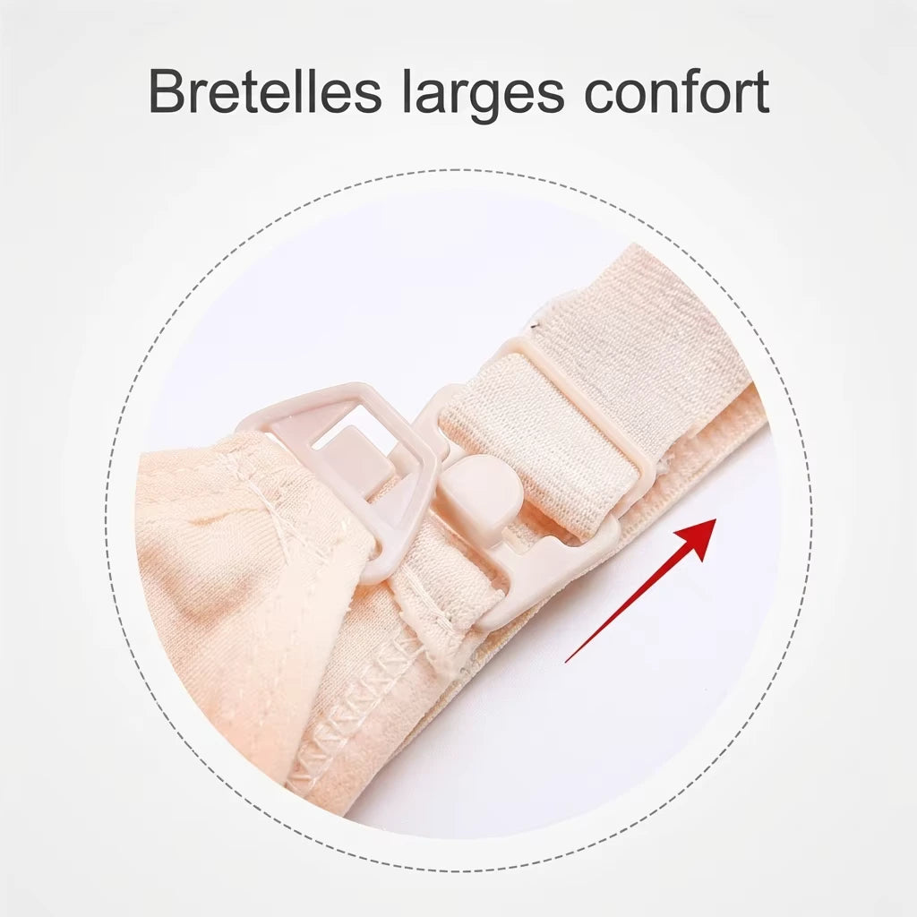 Soutien-Gorge d’Allaitement Mains Libres pour Tire-Lait – Sous-vêtement de Maternité Confortable à Porter Toute la Journée
