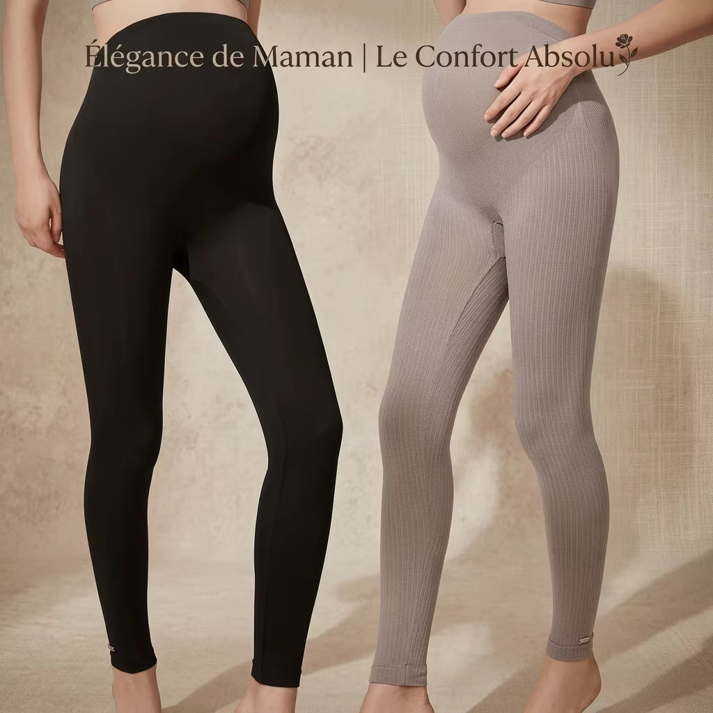 Legging Maternité & Post-Partum Taille Haute – Confort et Maintien