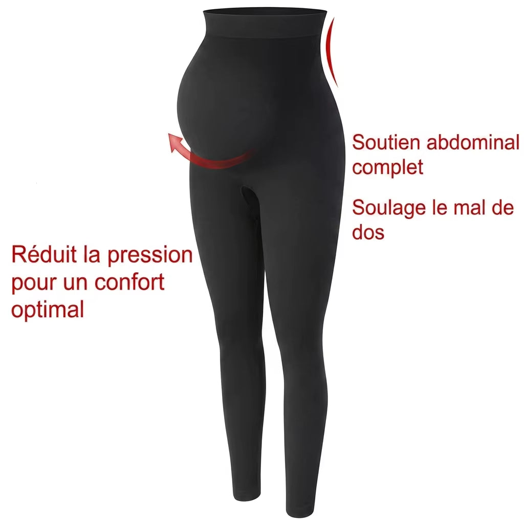 Legging Maternité & Post-Partum Taille Haute – Confort et Maintien
