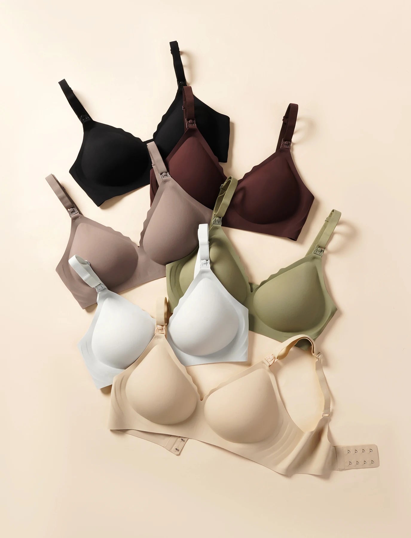 Soutien-Gorge d’Allaitement Push-Up Sans Coutures – Maintien Renforcé et Confort Respirant