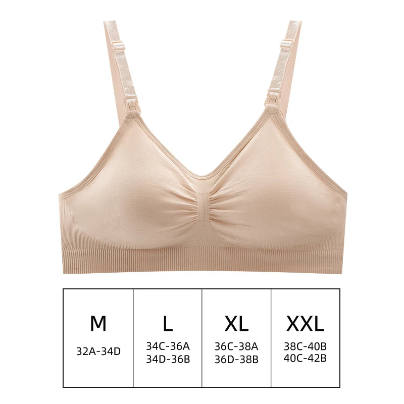 Soutien-Gorge d’Allaitement Mains Libres pour Tire-Lait – Sous-vêtement de Maternité Confortable à Porter Toute la Journée