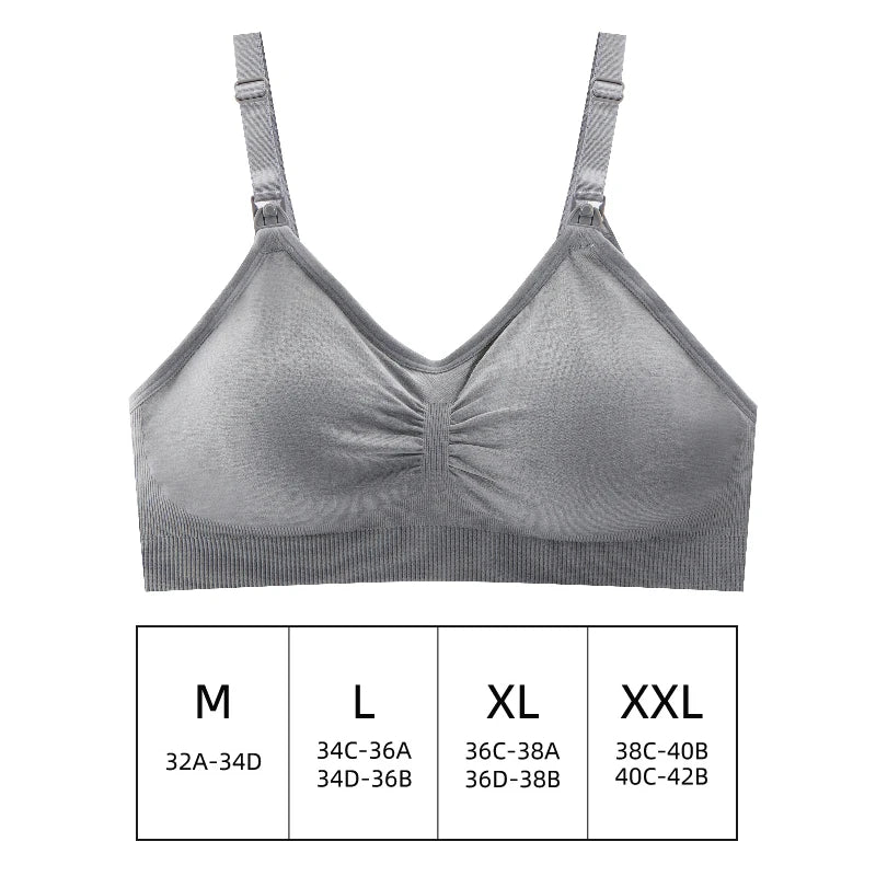 Soutien-Gorge d’Allaitement Mains Libres pour Tire-Lait – Sous-vêtement de Maternité Confortable à Porter Toute la Journée