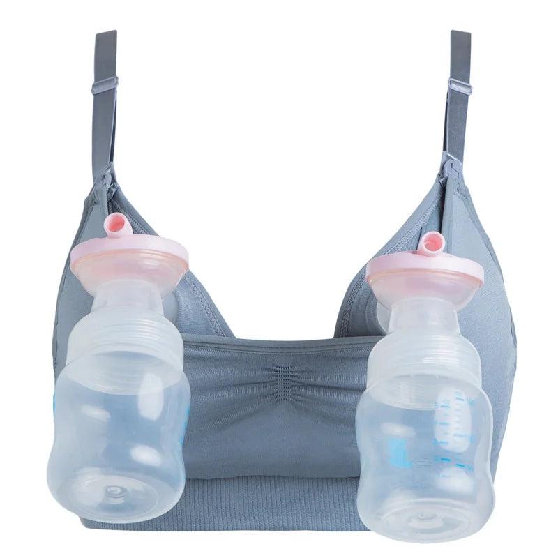 Soutien-Gorge d’Allaitement Mains Libres pour Tire-Lait – Sous-vêtement de Maternité Confortable à Porter Toute la Journée
