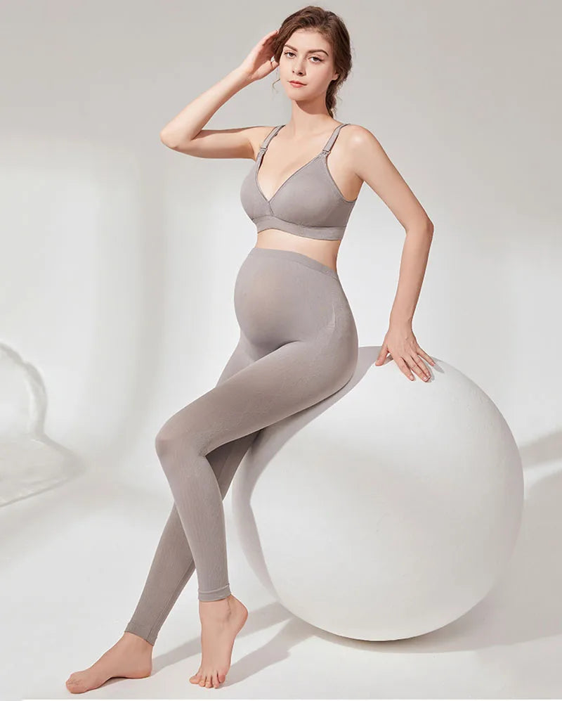 Legging Maternité & Post-Partum Taille Haute – Confort et Maintien