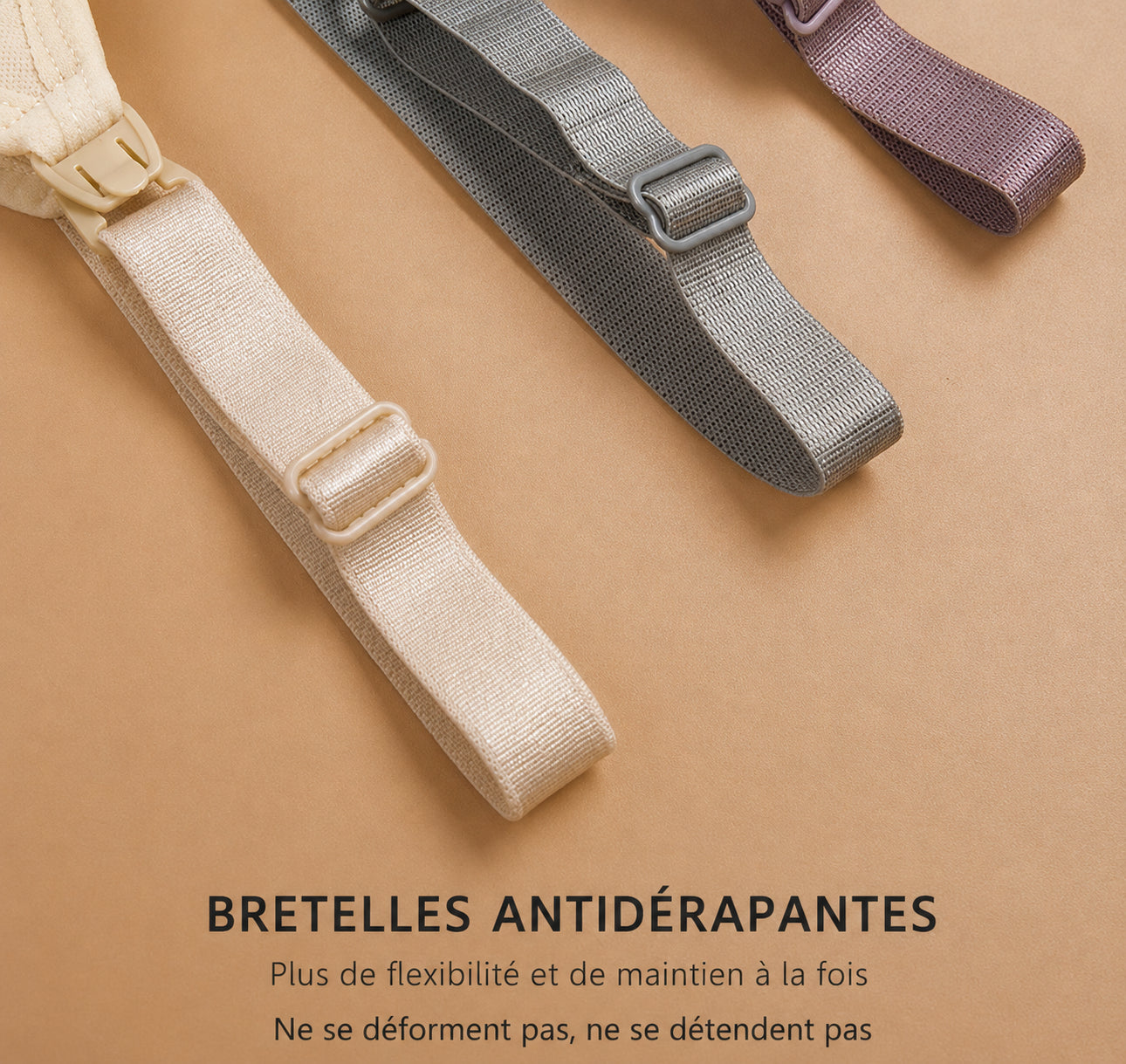 Soutiens-Gorge d’Allaitement Sans Couture en Coton – Lot de 3