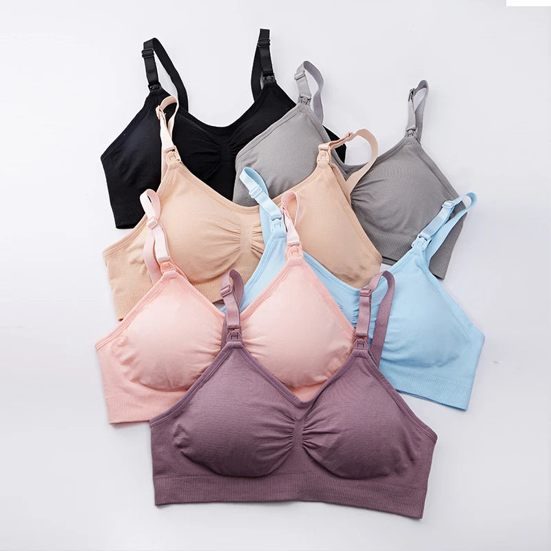 Soutien-Gorge d’Allaitement Mains Libres pour Tire-Lait – Sous-vêtement de Maternité Confortable à Porter Toute la Journée