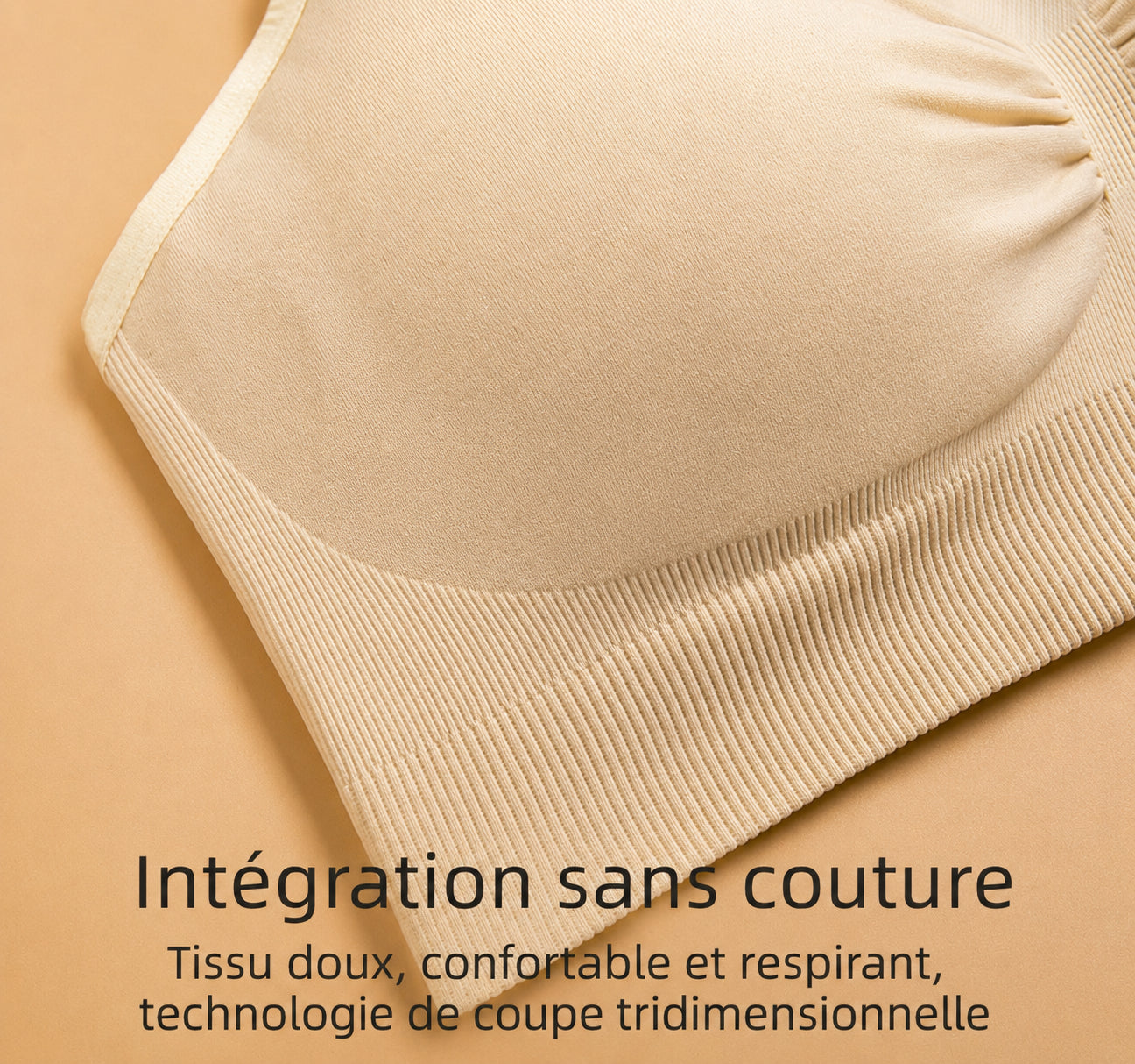 Soutiens-Gorge d’Allaitement Sans Couture en Coton – Lot de 3